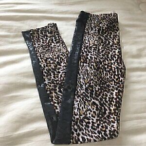 Girls size 10 Truluv cheetah print leggings